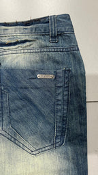 Denim Jeans Stone Wash Straight Fit (L)