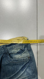 Denim Jeans Stone Wash Straight Fit (L)