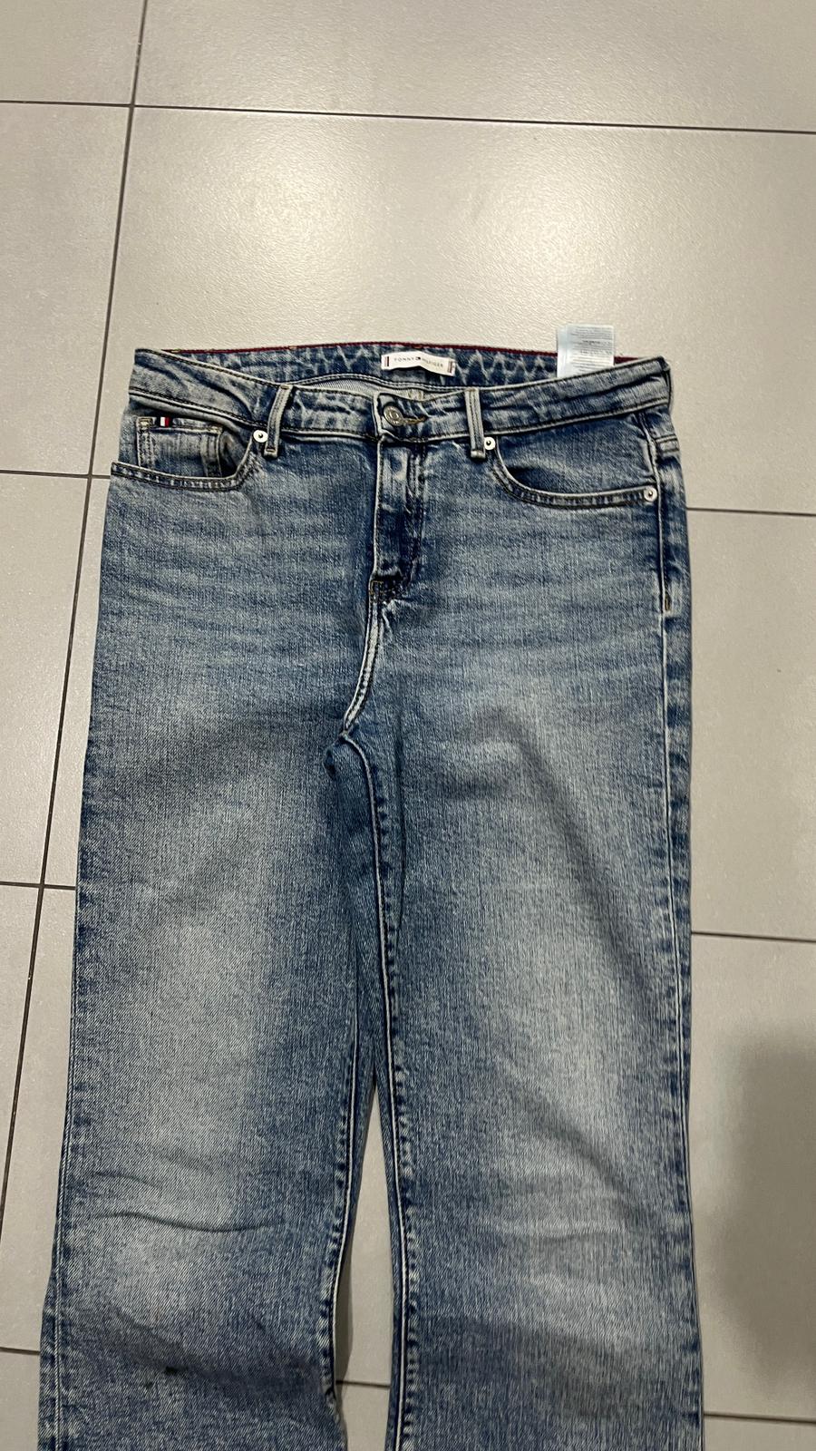 Denim Jeans Tommy Hilfiger Washed Flare Fit Svasati (M)