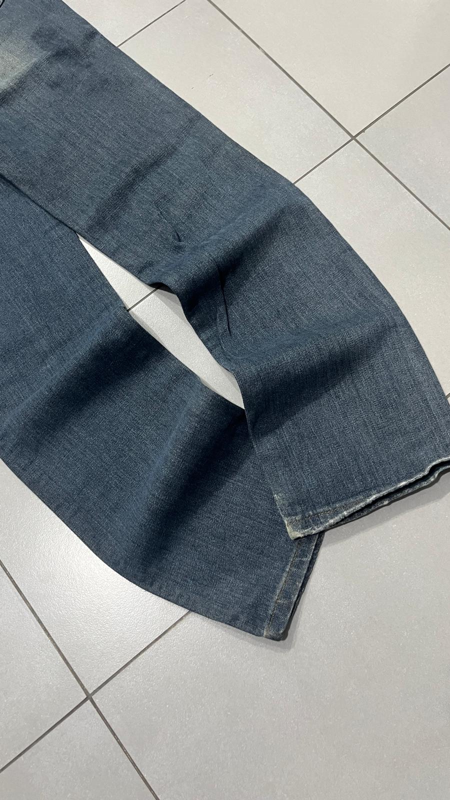 Denim Jeans Wrangler Stone Wash Straight Fit (XS)