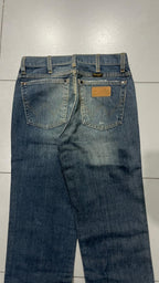 Denim Jeans Wrangler Stone Wash Straight Fit (XS)