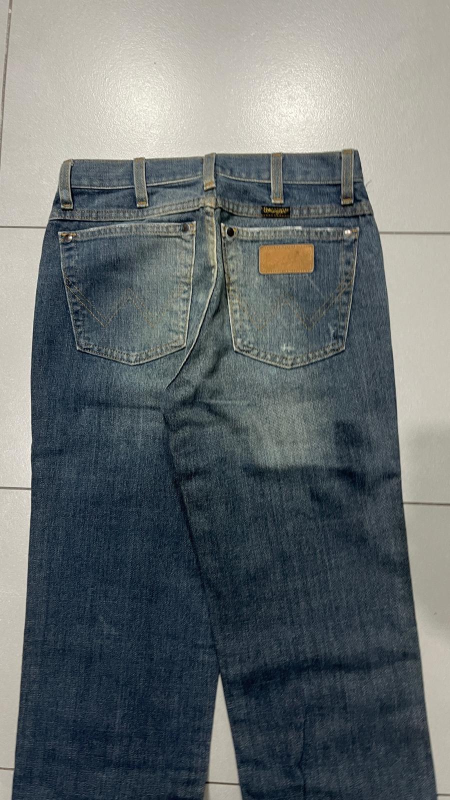 Denim Jeans Wrangler Stone Wash Straight Fit (XS)