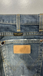Denim Jeans Wrangler Stone Wash Straight Fit (XS)