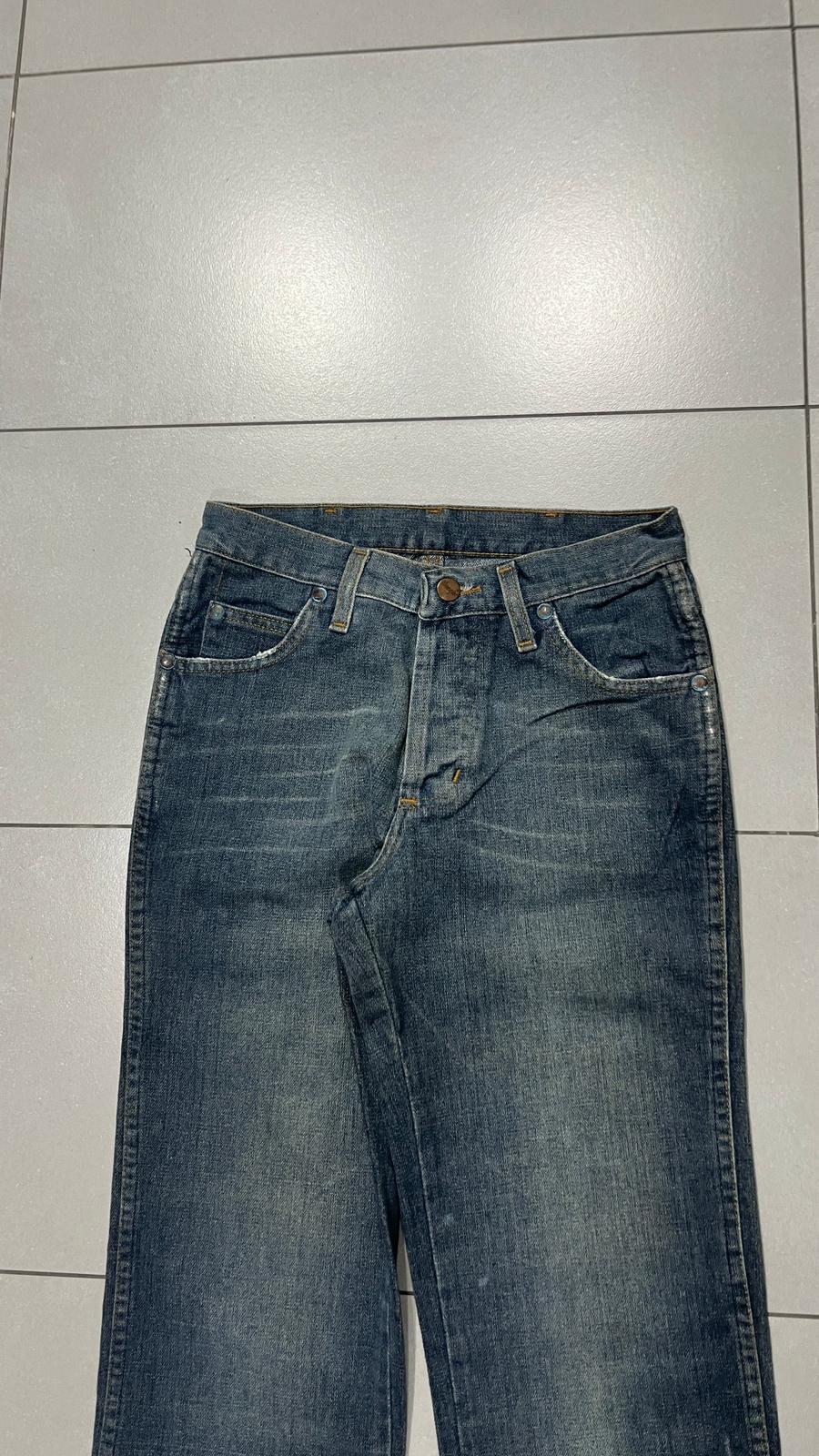 Denim Jeans Wrangler Stone Wash Straight Fit (XS)