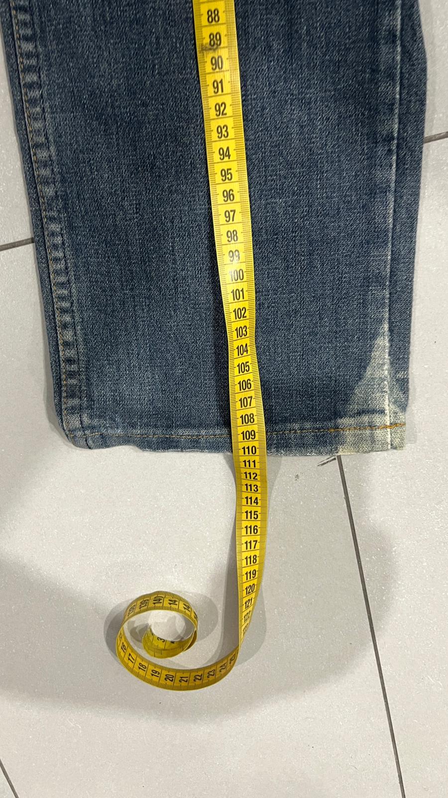 Denim Jeans Wrangler Stone Wash Straight Fit (XS)