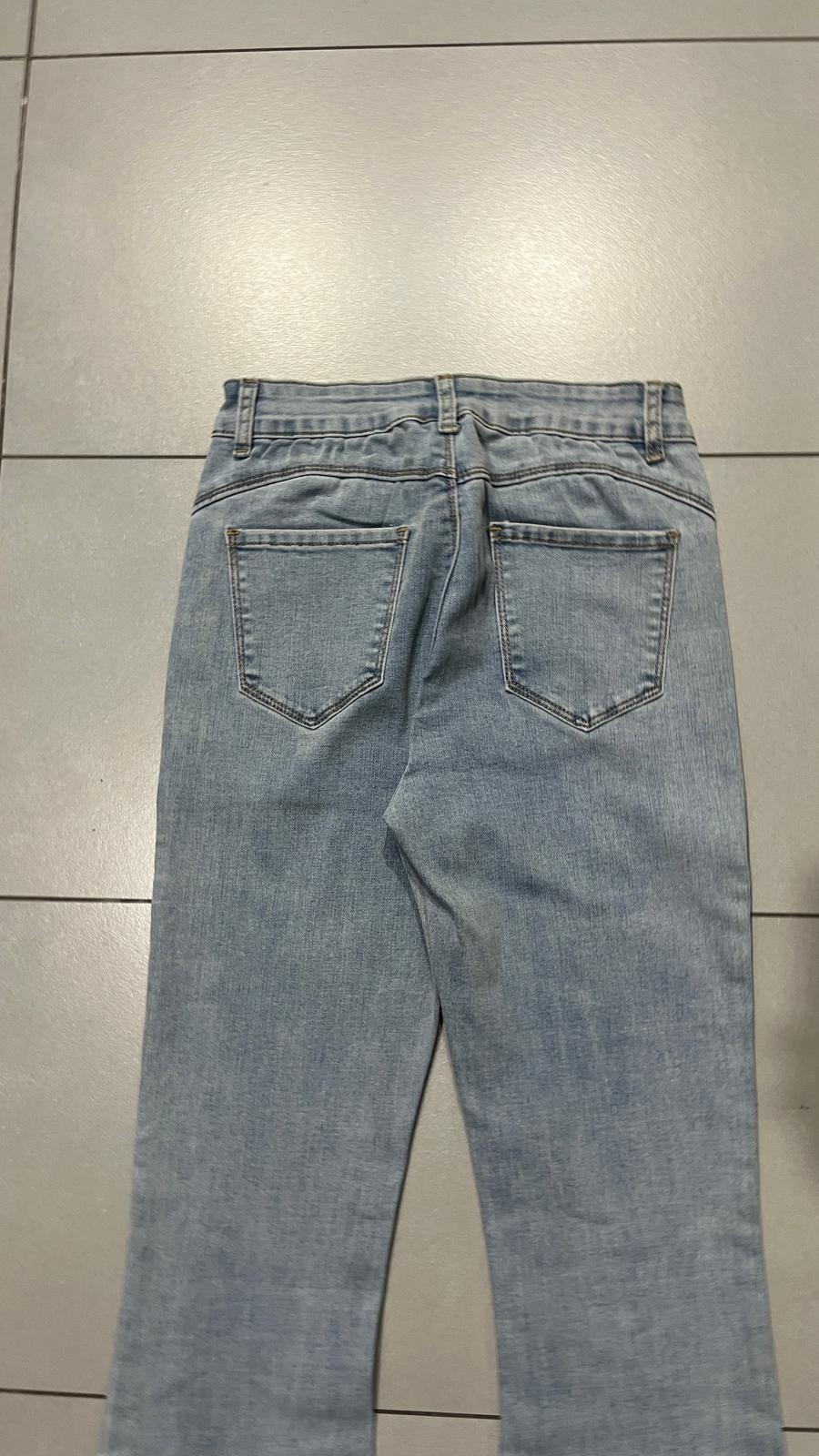 Denim Jeans Svasati Bootcut Fit Light Blue (XS)