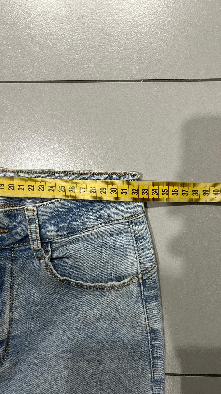Denim Jeans Svasati Bootcut Fit Light Blue (XS)