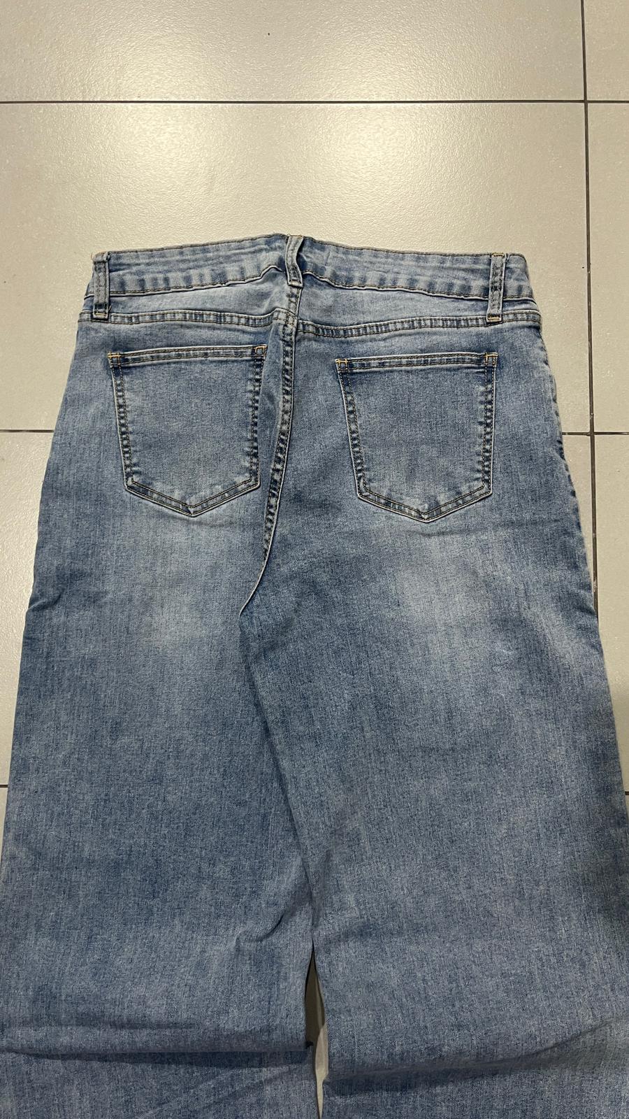 Denim Jeans Baggy Fit Light Blue Vintage Y2K (S)