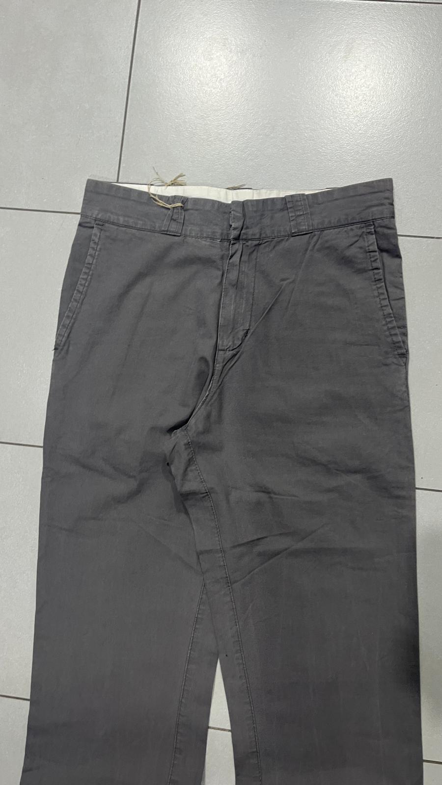 Pantaloni in Cotone Classici Lee Leesures Grey baggy Fit (S)
