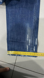 Denim Jeans Straight Fit Vintage con Rotture Painted (XL)