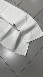 Denim Jeans White Baggy Fit Vintage Y2K Hip-Hop (XS)