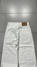 Denim Jeans White Baggy Fit Vintage Y2K Hip-Hop (XS)