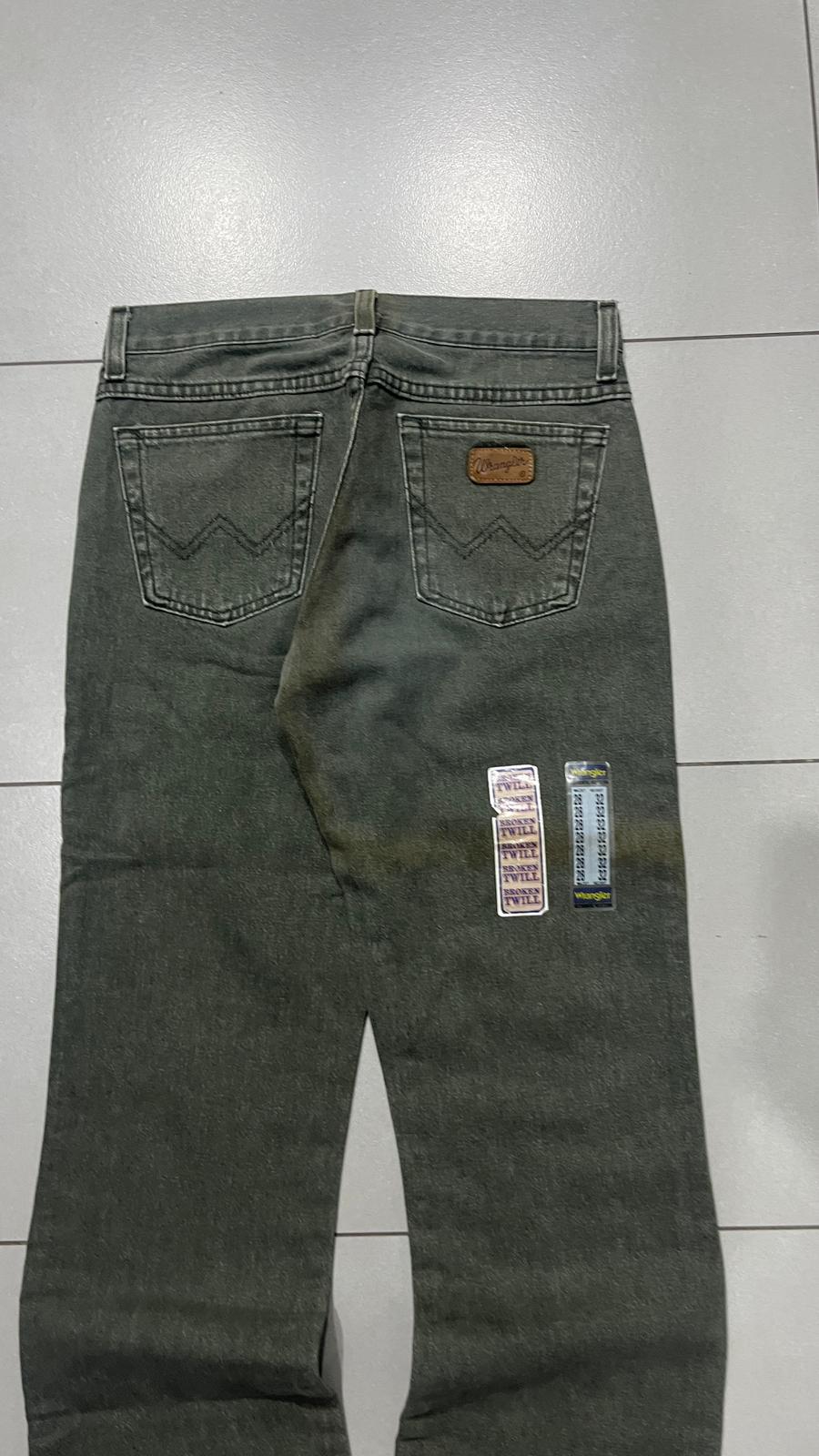 Denim Jeans Wrangler NEW Verde Cachi Bootcut Fit - Jeans Svasati (S)