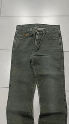 Denim Jeans Wrangler NEW Verde Cachi Bootcut Fit - Jeans Svasati (S)