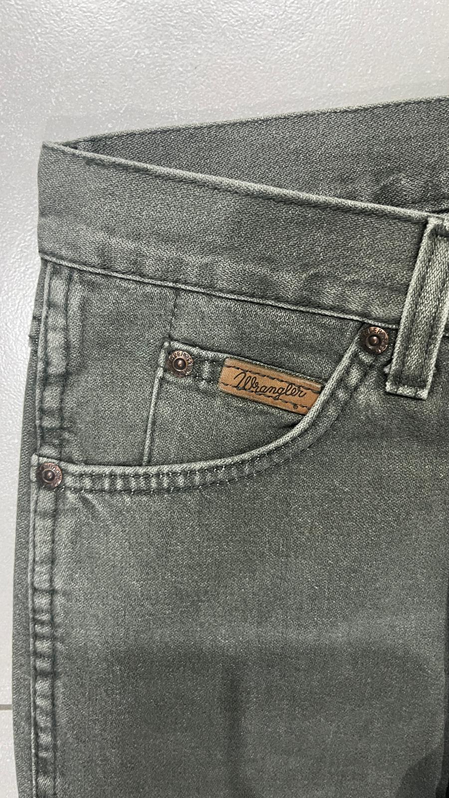 Denim Jeans Wrangler NEW Verde Cachi Bootcut Fit - Jeans Svasati (S)