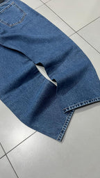 Denim Jeans Straight Fit Simple Blu (M)
