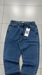 Denim Jeans Straight Fit Simple Blu (M)