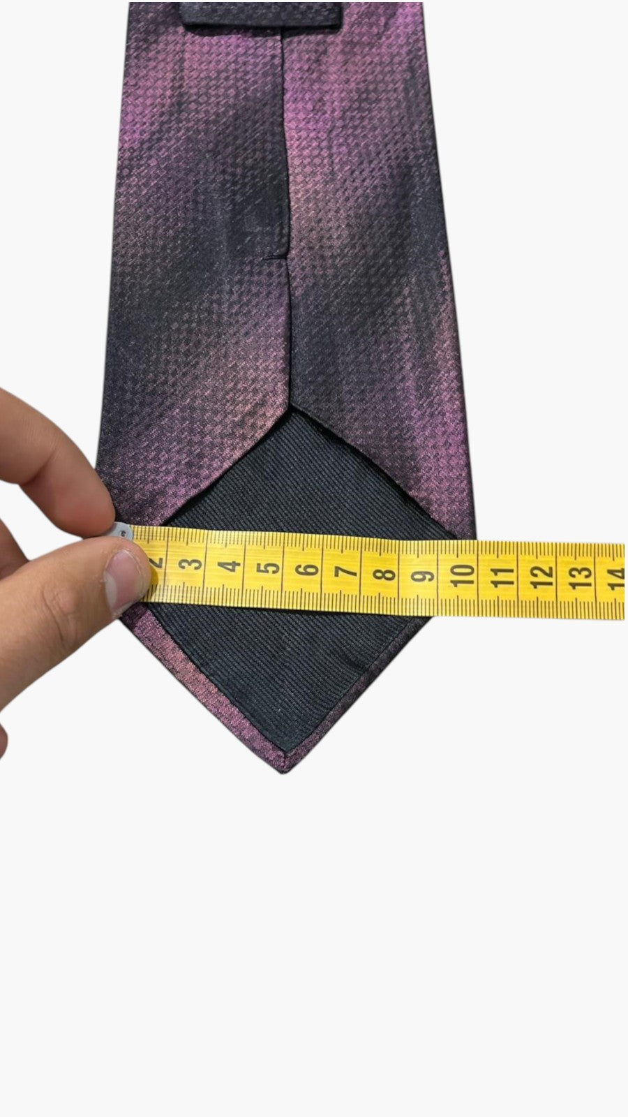 Cravatta Dolce & Gabbana Porpora in Pura Seta