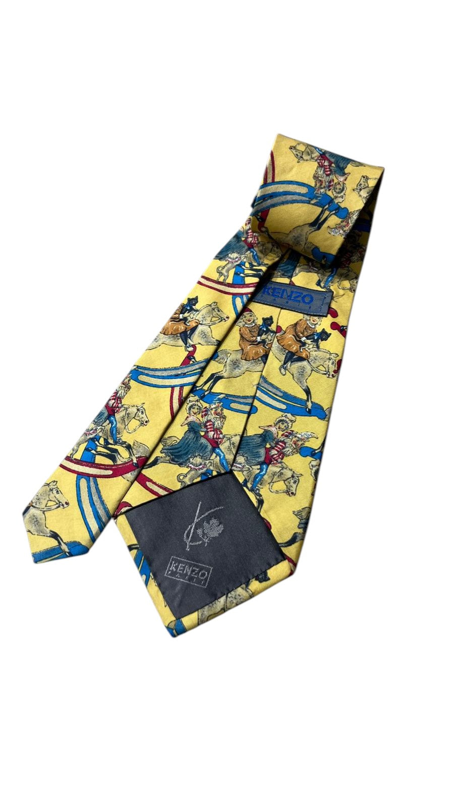 Cravatta Kenzo Particolare in Pura Seta