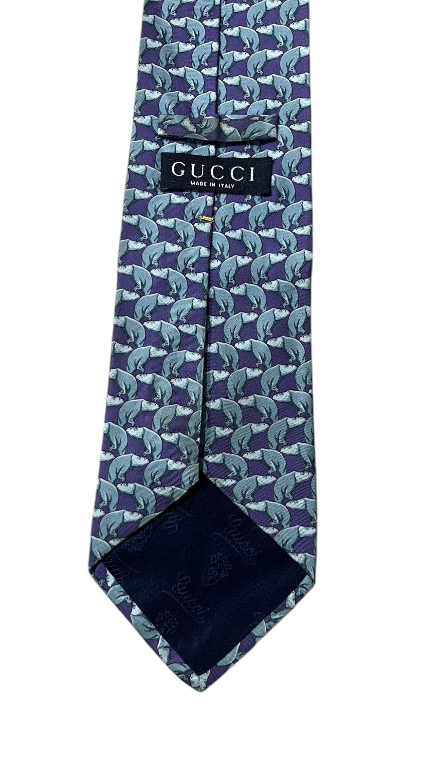 Cravatta Gucci con Fantasia in Pura Seta