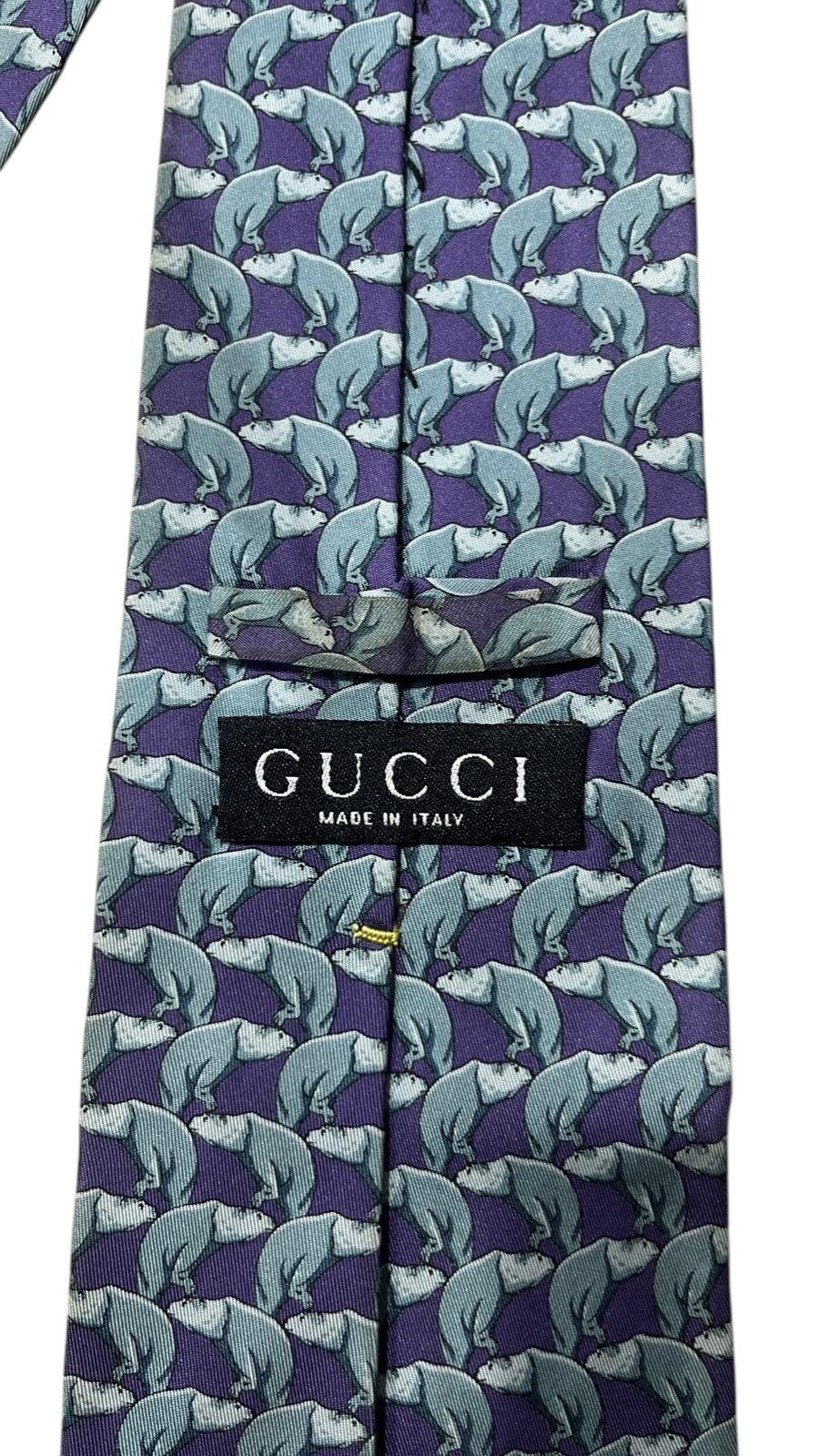 Cravatta Gucci con Fantasia in Pura Seta