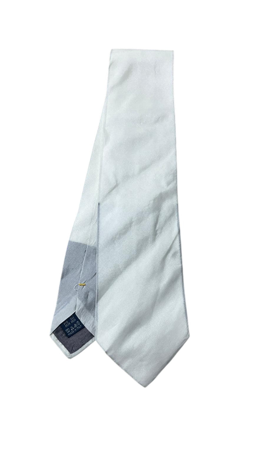 Cravatta Calvin Klein Bianca Monocolore