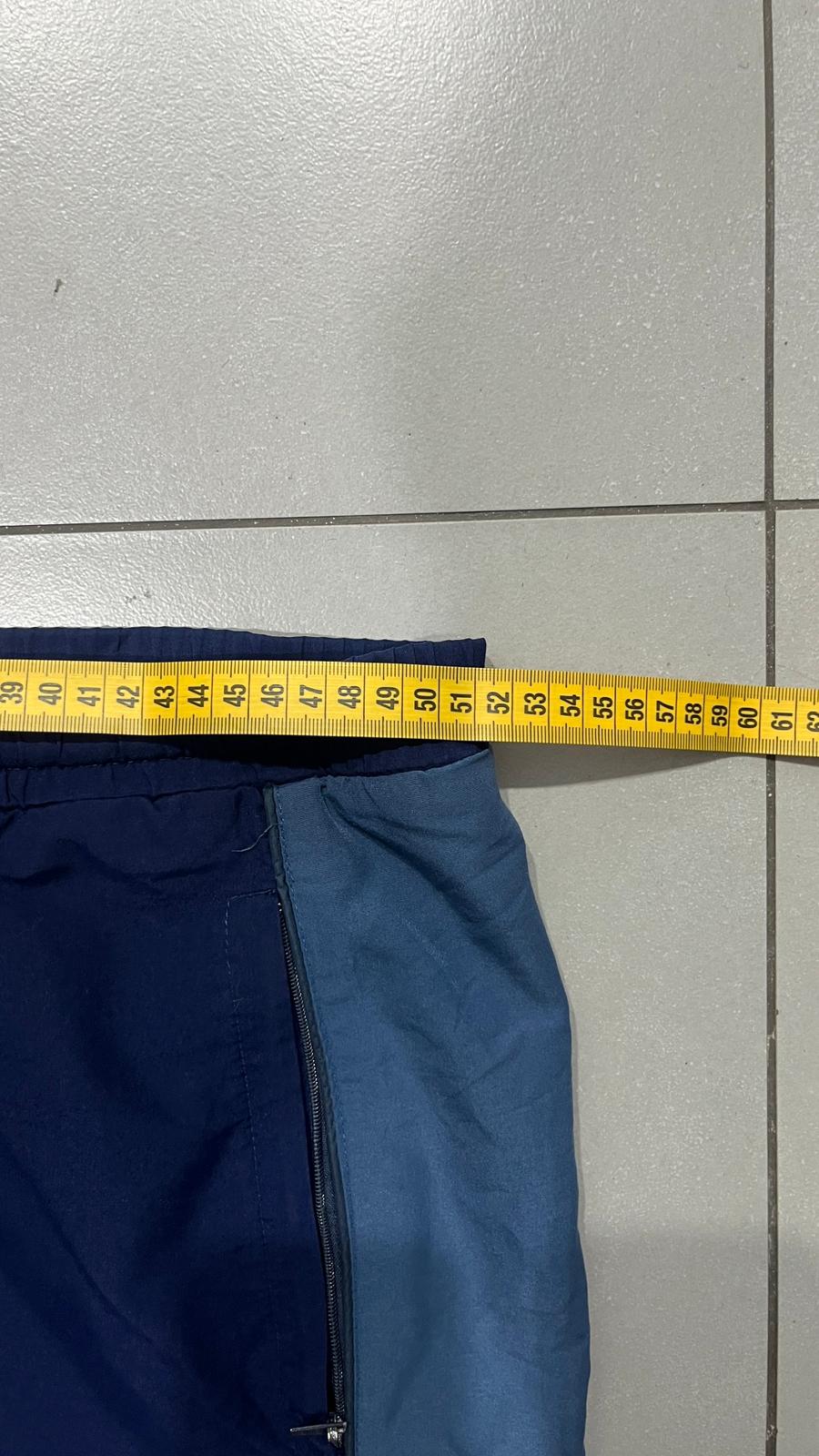 TrackPants Asics Vintage Blu Marino / Azzurro - Tuta Asics Baggy (XL)