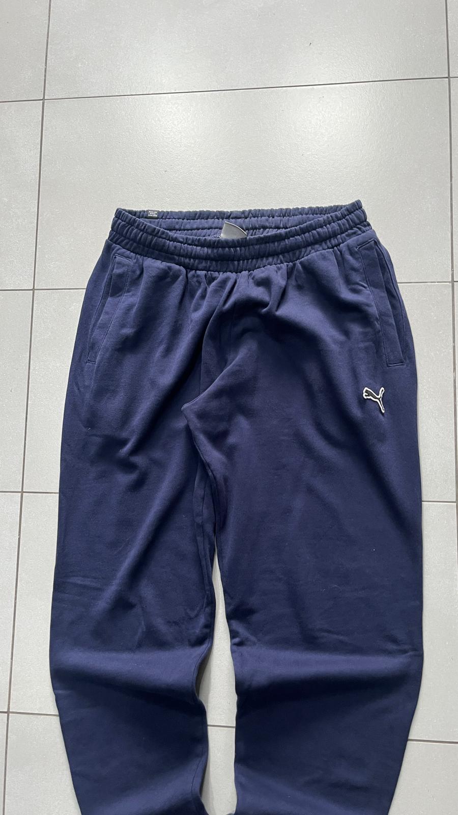 Pantatua Puma Slim Fit con Elastico sul Fondo - Tuta Blu Marino (M)