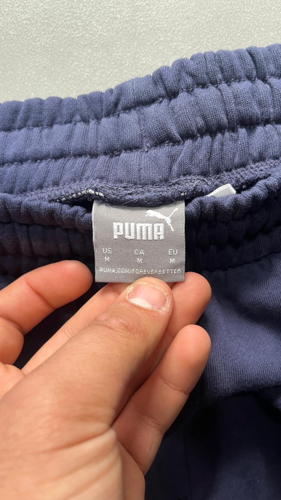 Pantatua Puma Slim Fit con Elastico sul Fondo - Tuta Blu Marino (M)