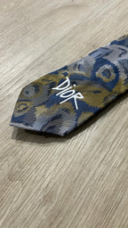 Cravatta Dior Custom con Logo Ricamato