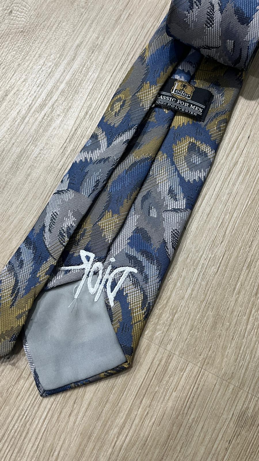 Cravatta Dior Custom con Logo Ricamato