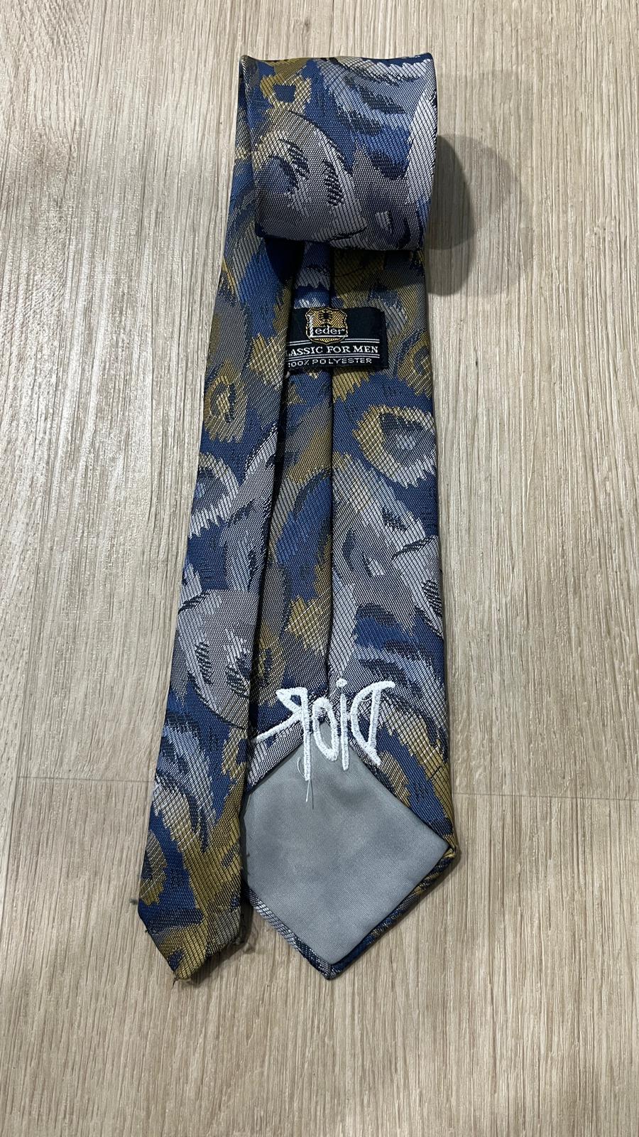 Cravatta Dior Custom con Logo Ricamato