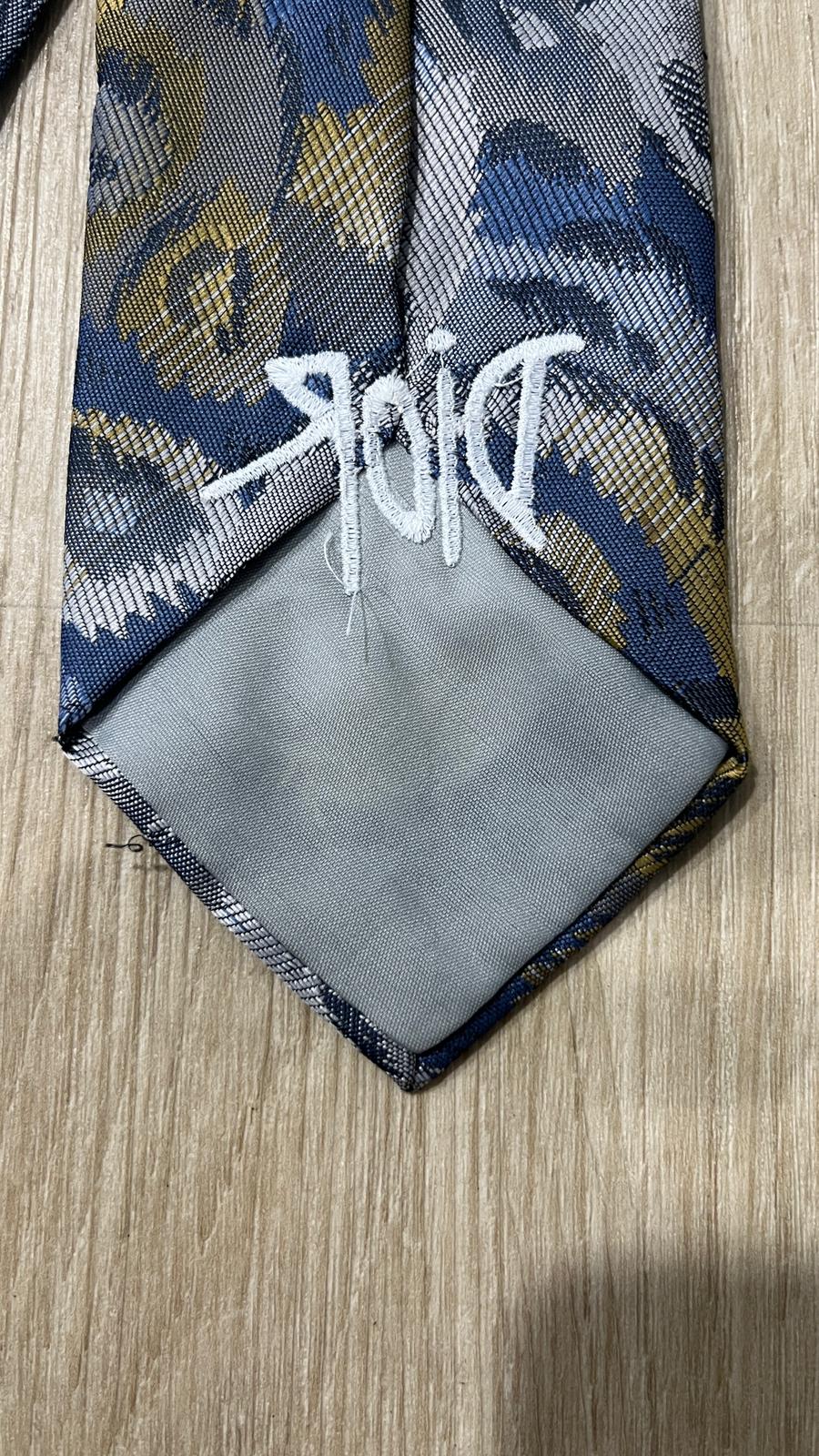 Cravatta Dior Custom con Logo Ricamato