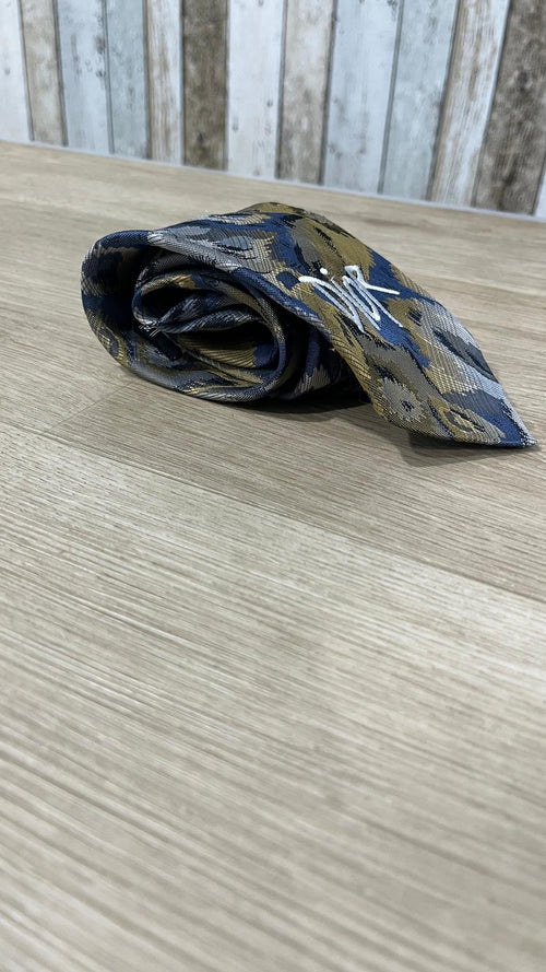 Cravatta Dior Custom con Logo Ricamato