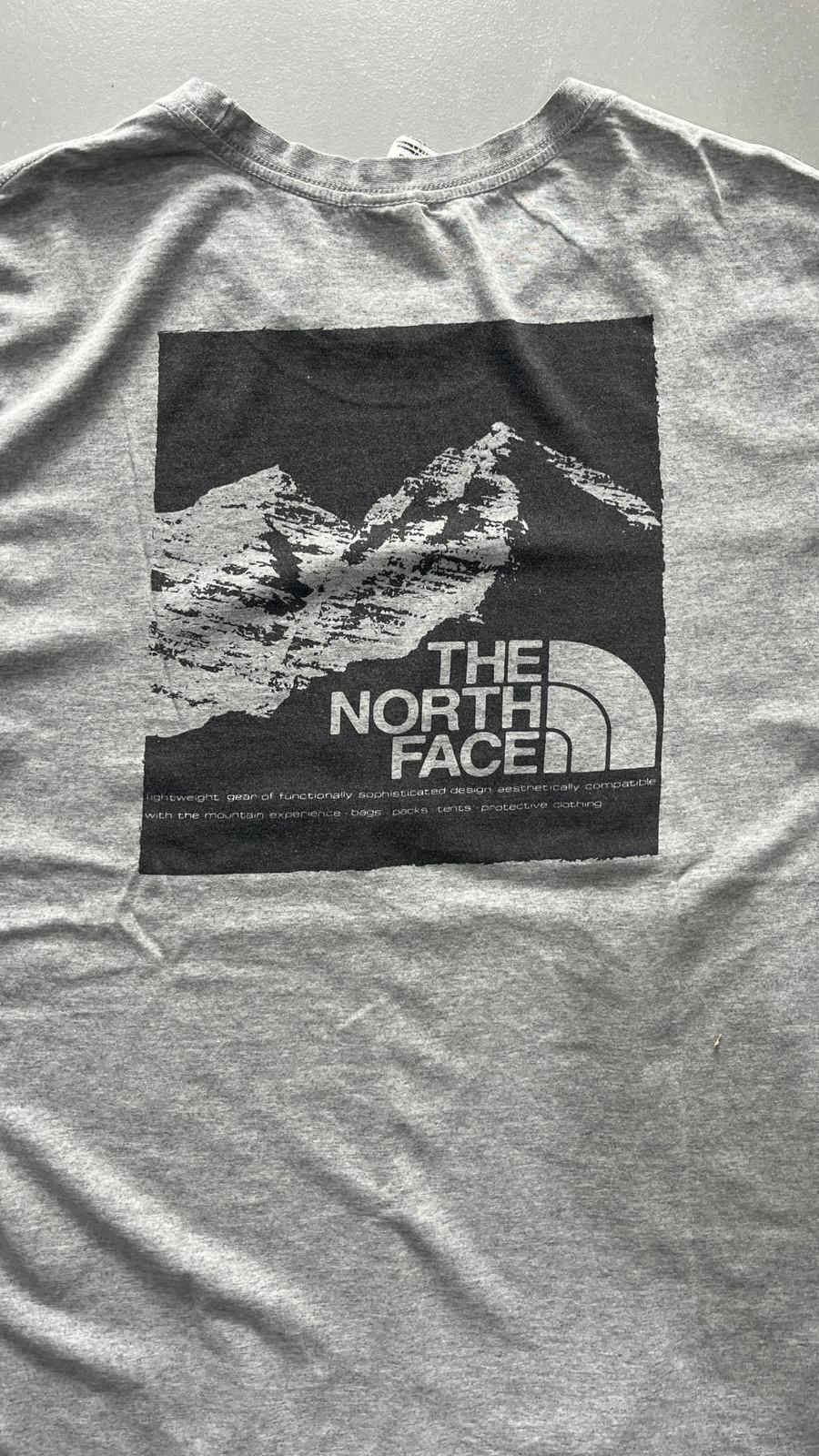 T-Shirt The North Face Grigia con Stampa (L)