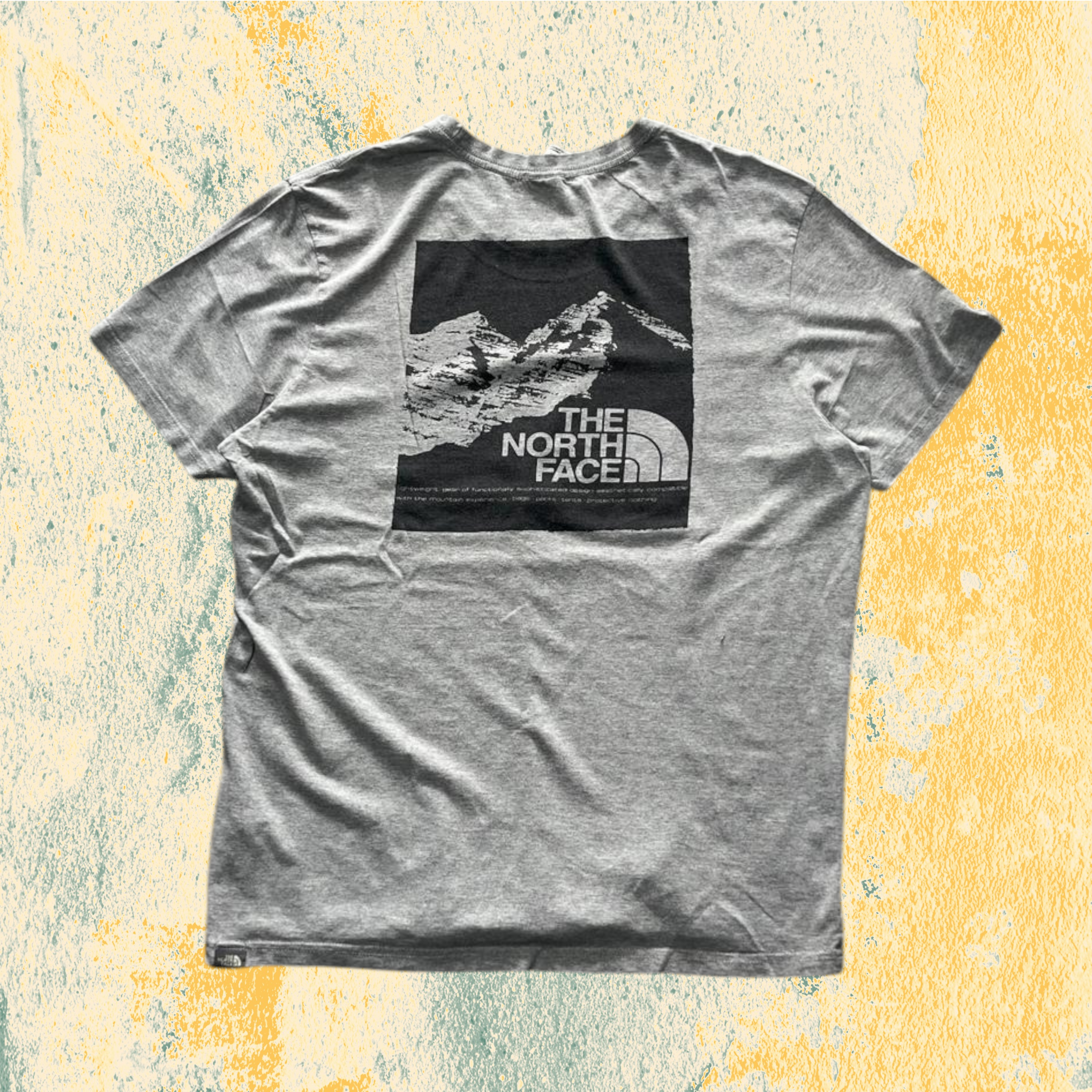 T-Shirt The North Face Grigia con Stampa (L)