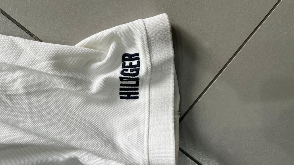 Polo Tommy Hilfiger con Ricamo Bianca (XXL)