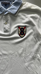 Polo Tommy Hilfiger con Ricamo Bianca (XXL)