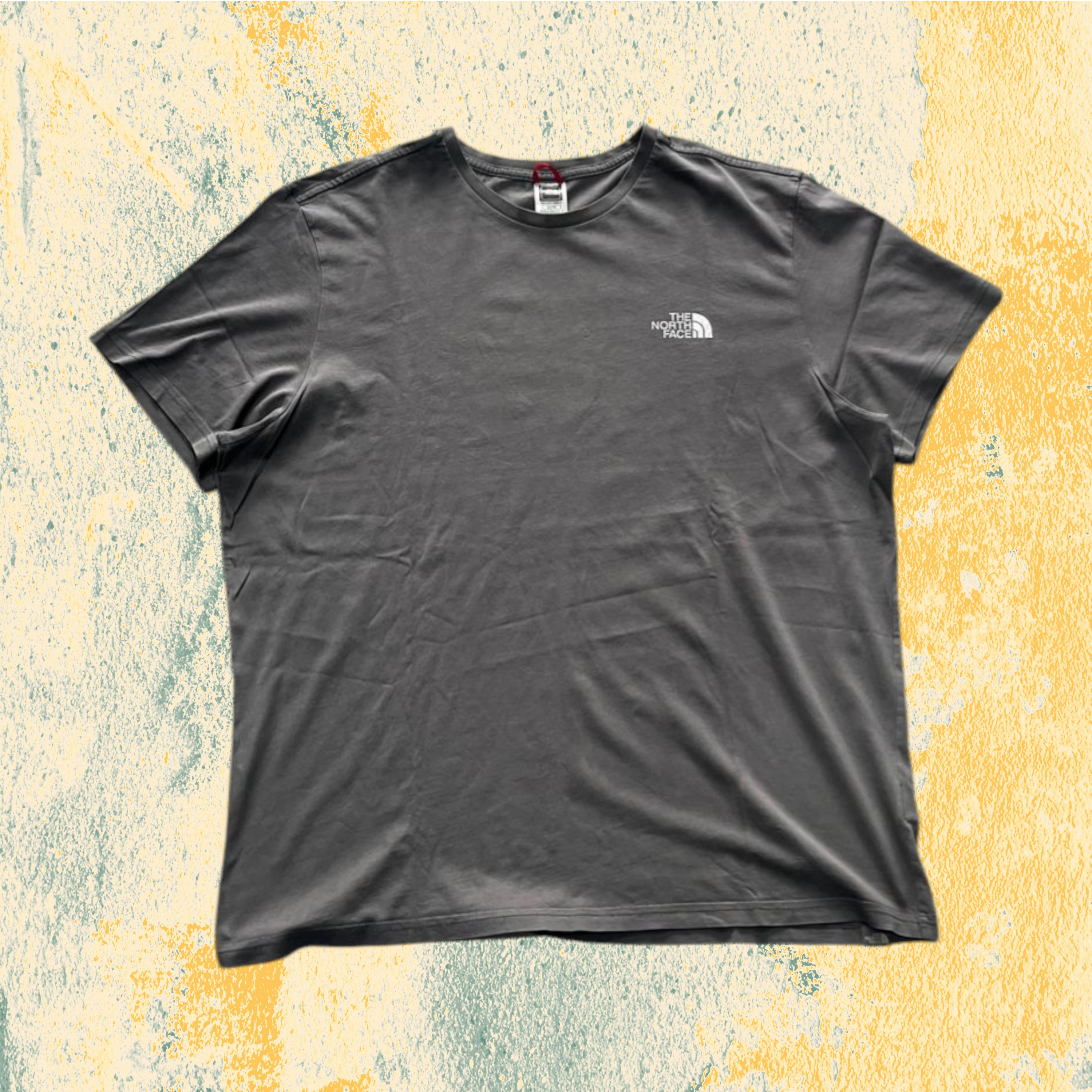 T-Shirt The North Face Grigio Piombo con Stampa (XL)
