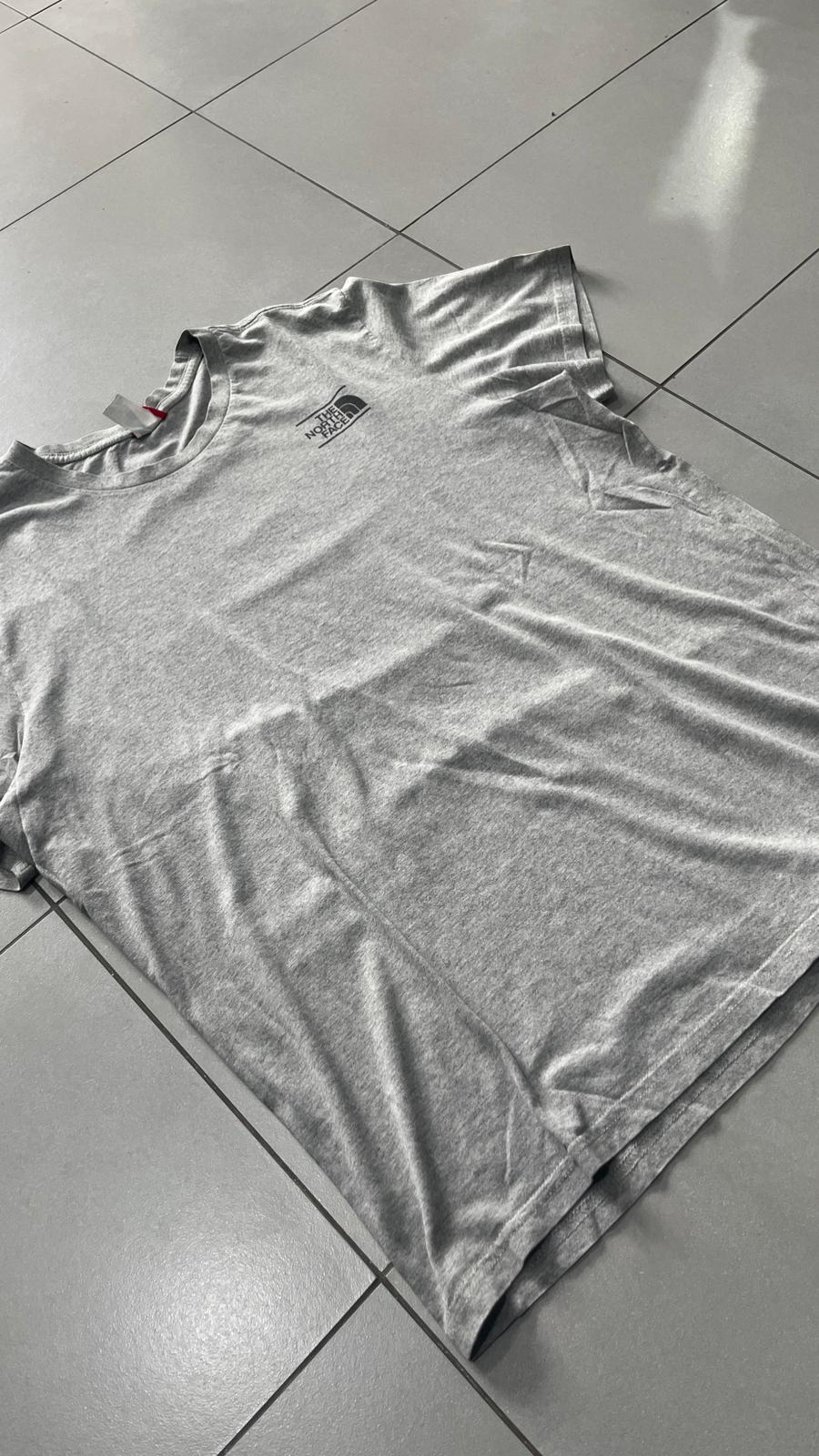 T-Shirt The North Face Grigia con Stampa (L)