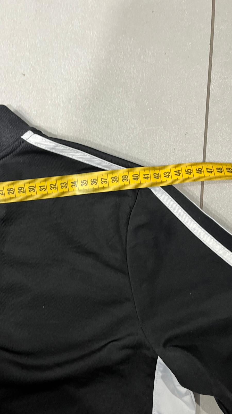 TrackJacket Adidas Nera con Zip (L Bambino - veste una S Donna)