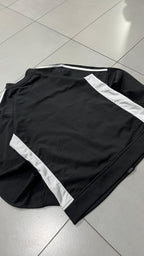 TrackJacket Adidas Nera con Zip (L Bambino - veste una S Donna)