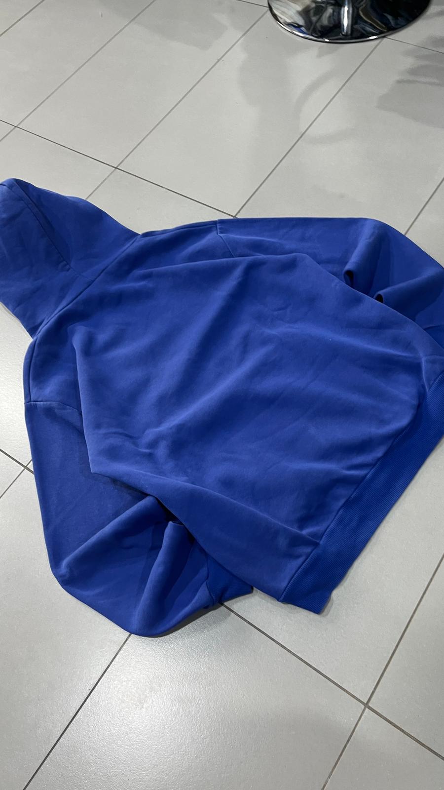 Felpa Boxy Fit Blu Elettrico (M)