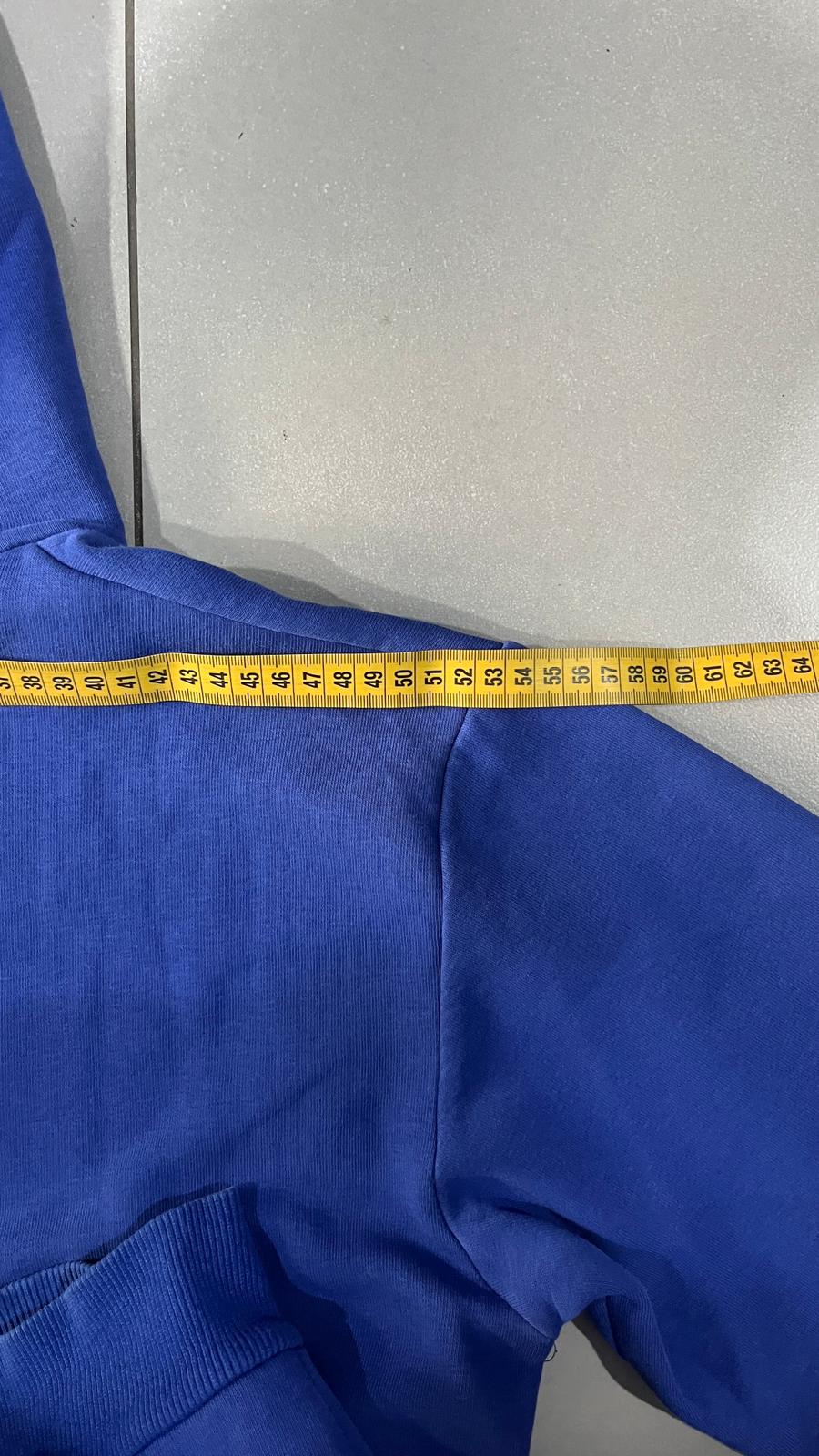 Felpa Boxy Fit Blu Elettrico (M)