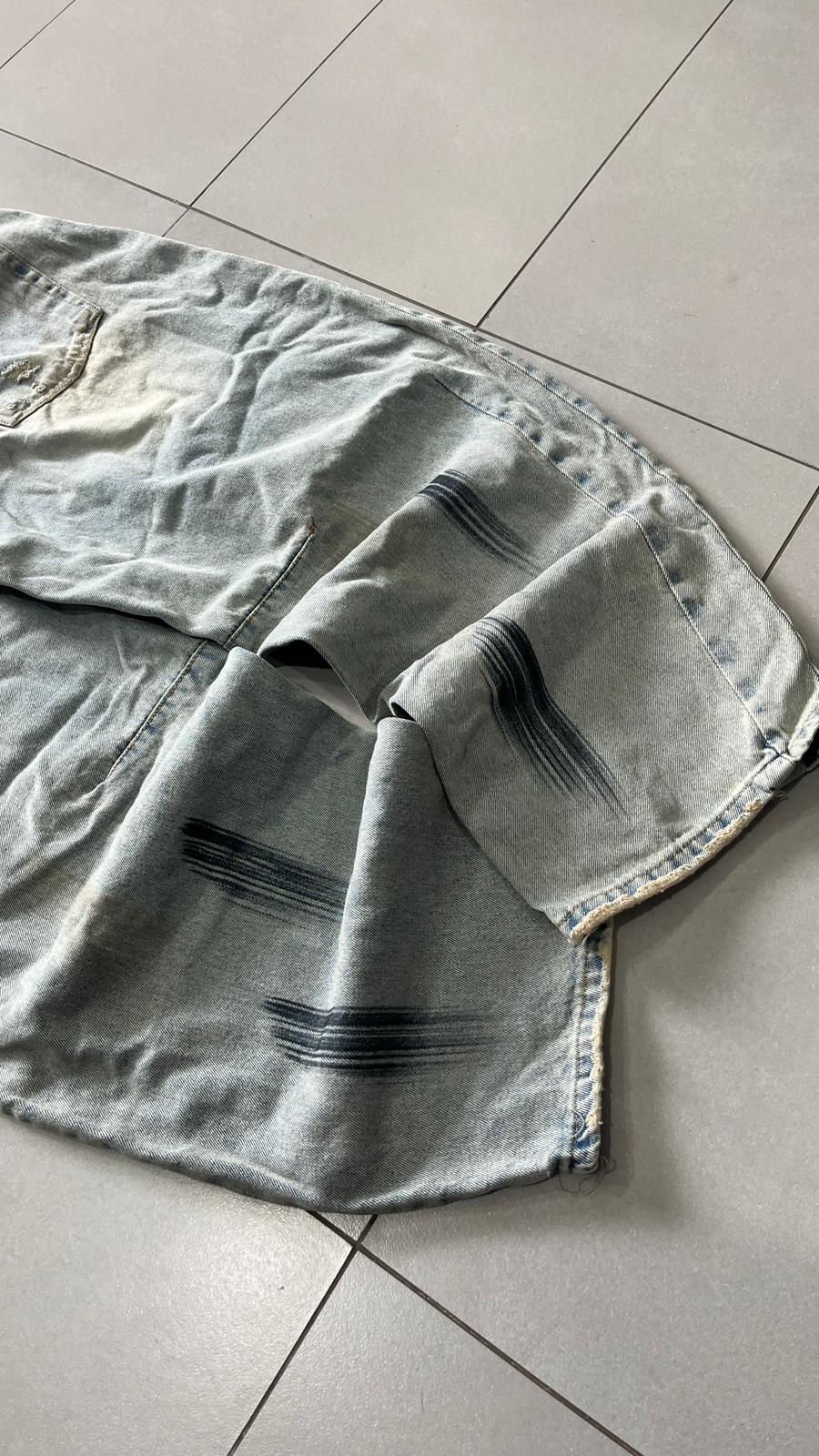 Jeans Baggy Fit Painted Particular Denim Balloon (L)