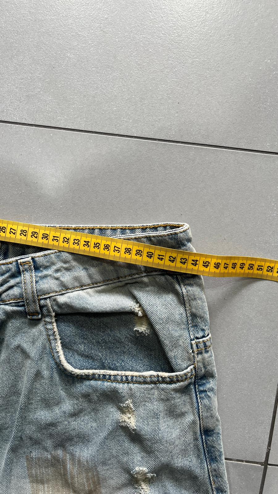 Jeans Baggy Fit Painted Particular Denim Balloon (L)