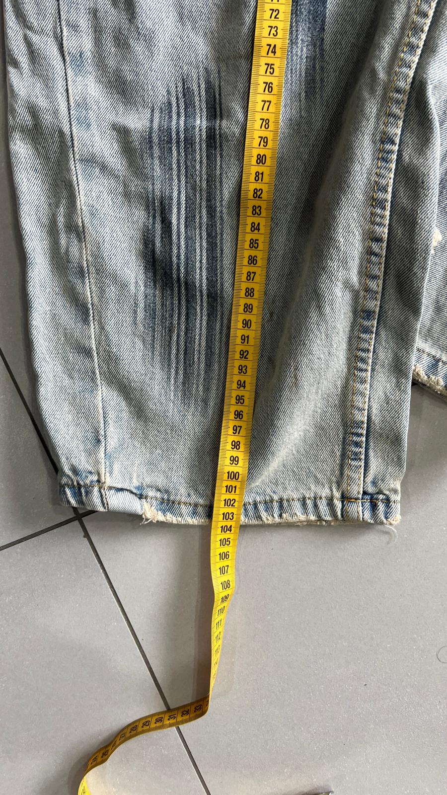 Jeans Baggy Fit Painted Particular Denim Balloon (L)