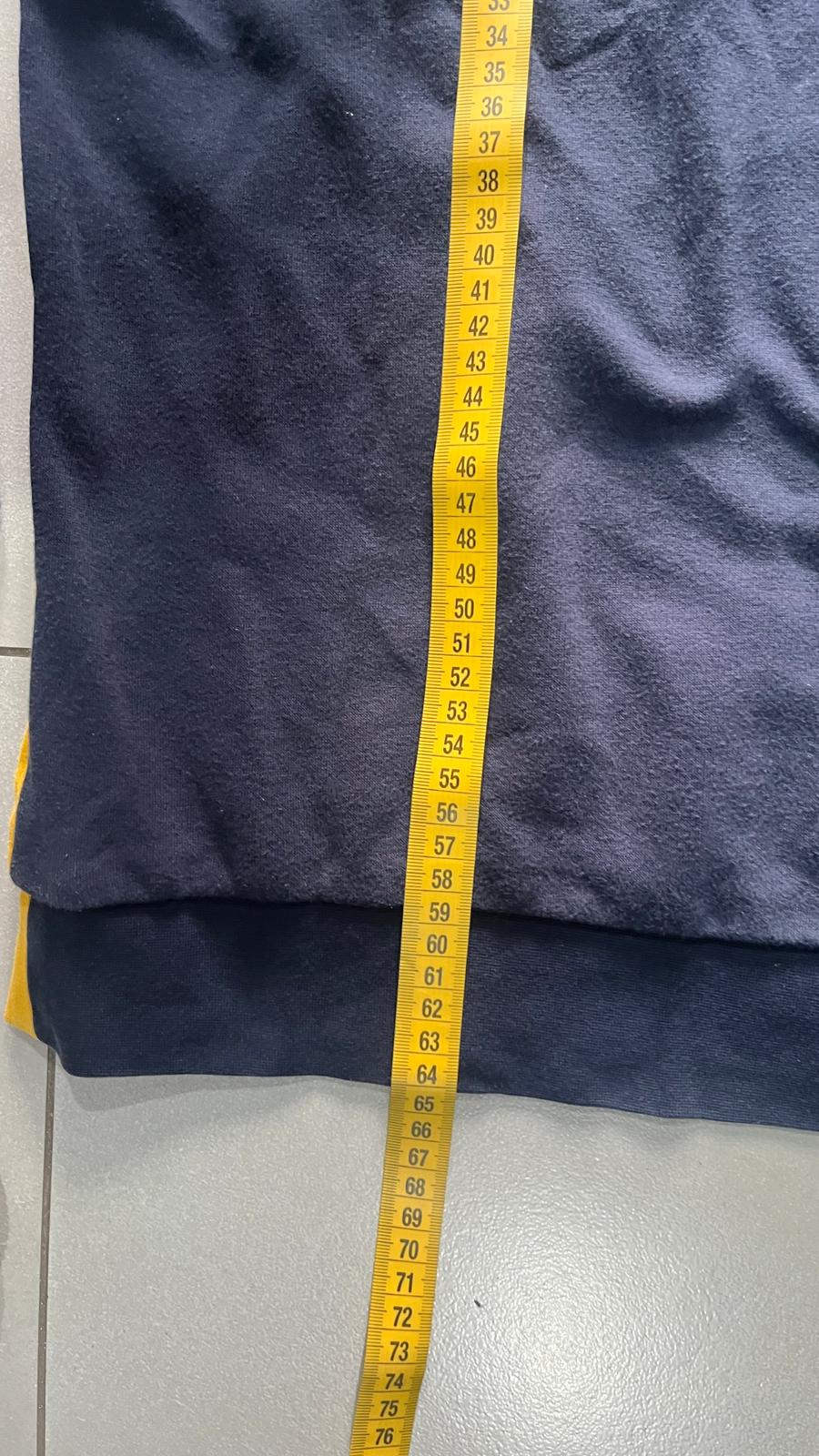 Felpa Champion Blu marino e Gialla (XL Bambino veste una M Donna)