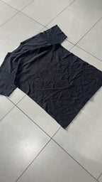 T-Shirt Nera con Stampa Hogwarts (S)