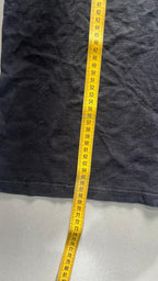 T-Shirt Nera con Stampa Hogwarts (S)